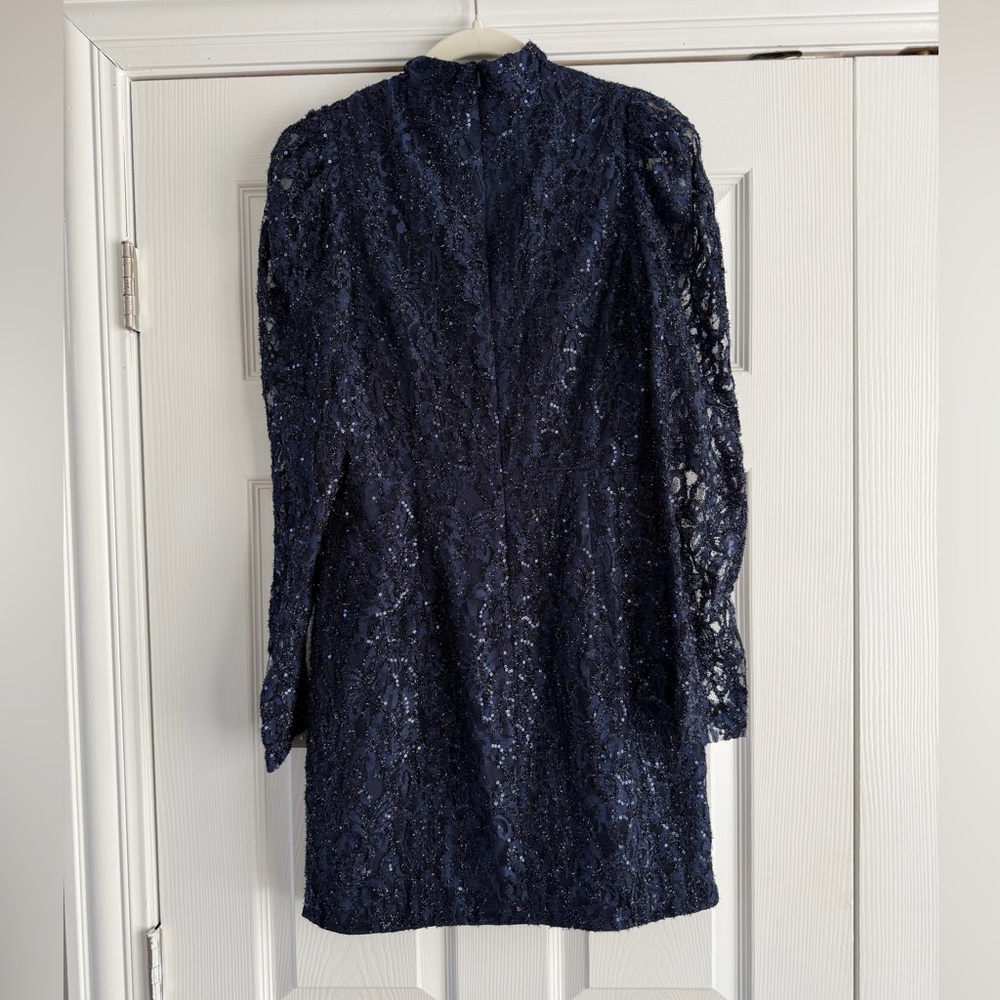 BLACK HALO Santorini Laurel Berman Santorini Mini-dress In Midnight Dress NWOT - Picture 4 of 8
